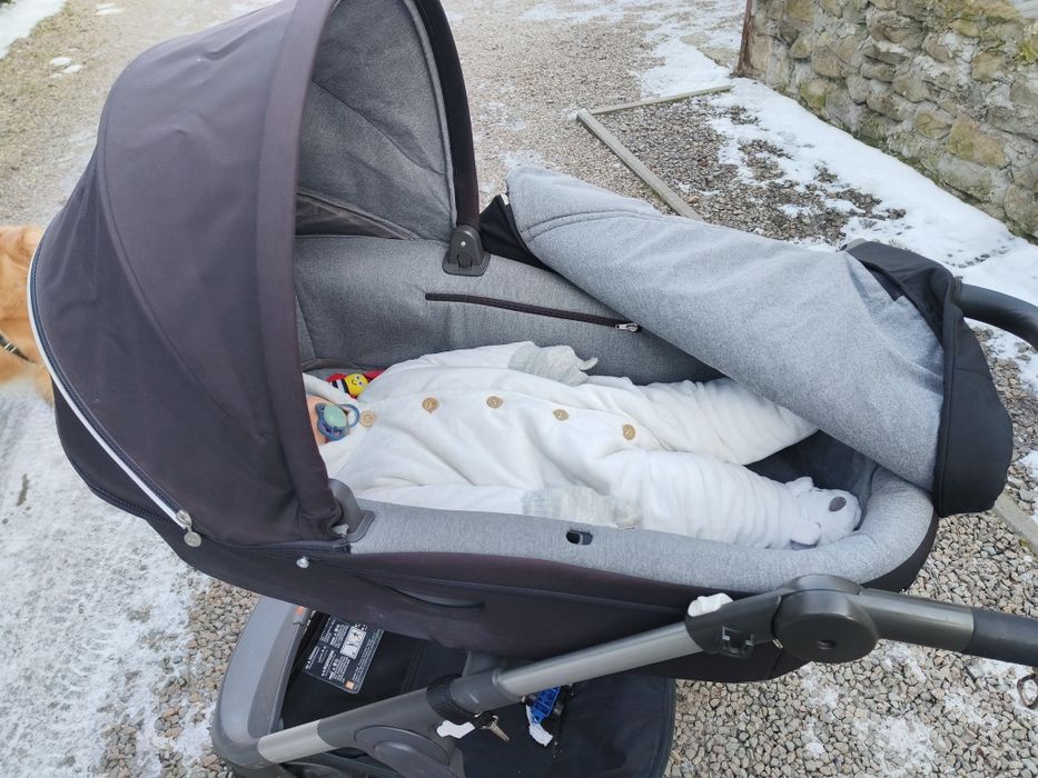 Wózek stokke traiz 2w1 spacerówka gondola
