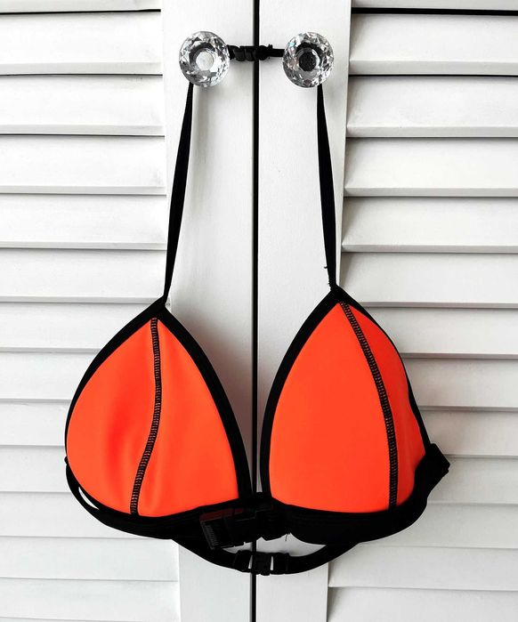 New Look strój kąpielowy bikini kostium neonowy pomarańcz 12-13-15 l