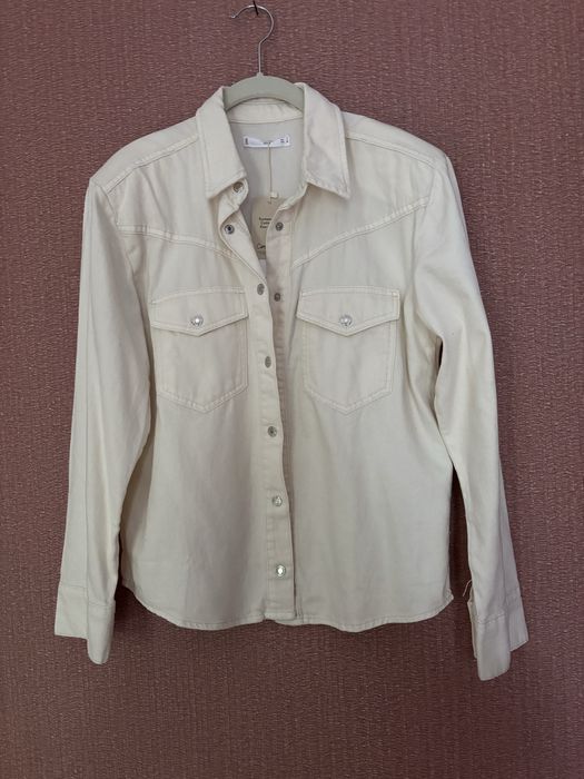 Bluza Mango NOWA ,bialy  jeans Denim nl