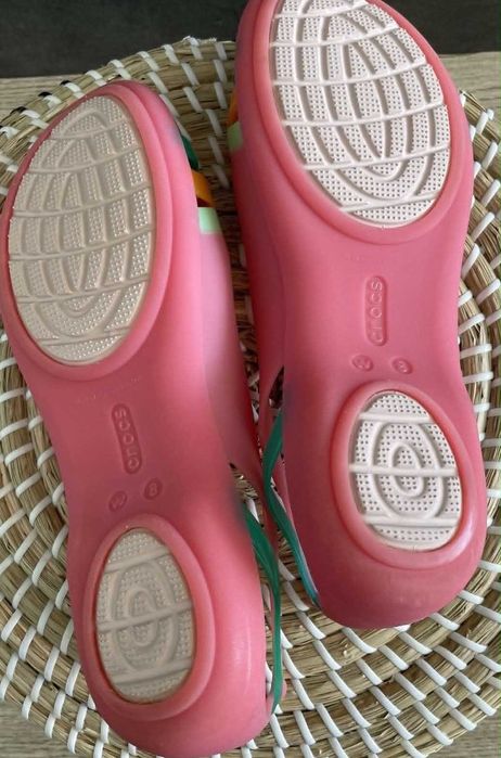 Crocs sandały Isabella Huarache 2 Flat Pink/Rose Dust W8 38/39