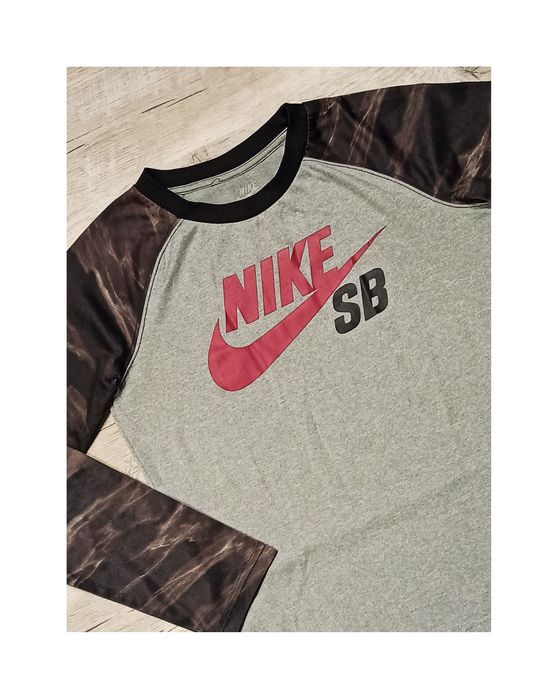 Nike Sb Dri-fit bluzka z długim rękawem 134 146 szarą moro czarna spor