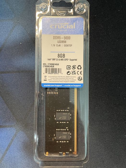 ddr5 5600 8gb - купить комплектующие для ПК - Цена на OLX.ua