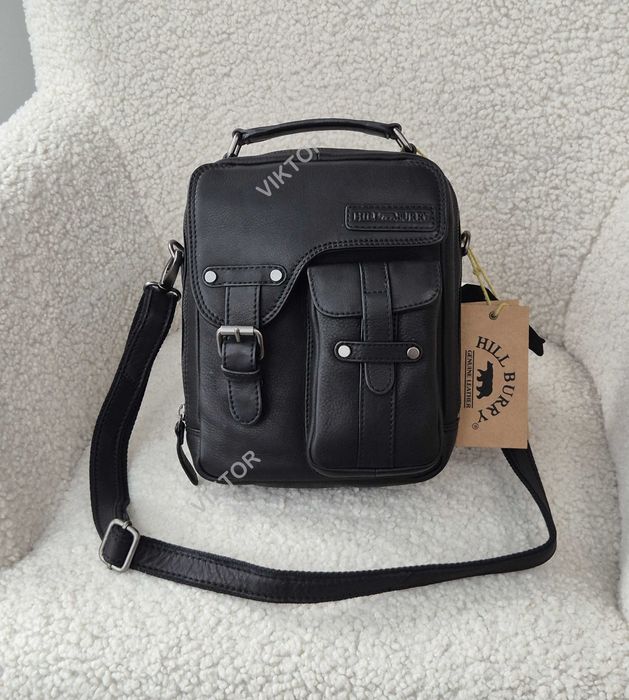 Мужская кожаная сумка Hill Burry 3060. Германия. Шкіряна сумка