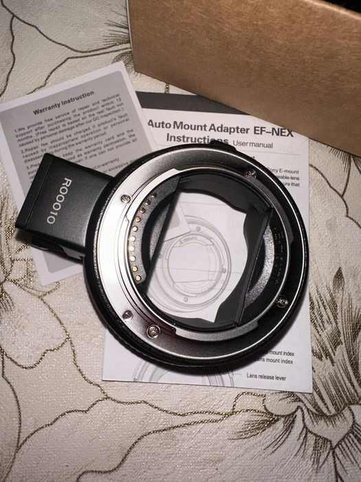Новий! Адаптер електронний Commlite Canon EF до Sony Nex/E mount з AF