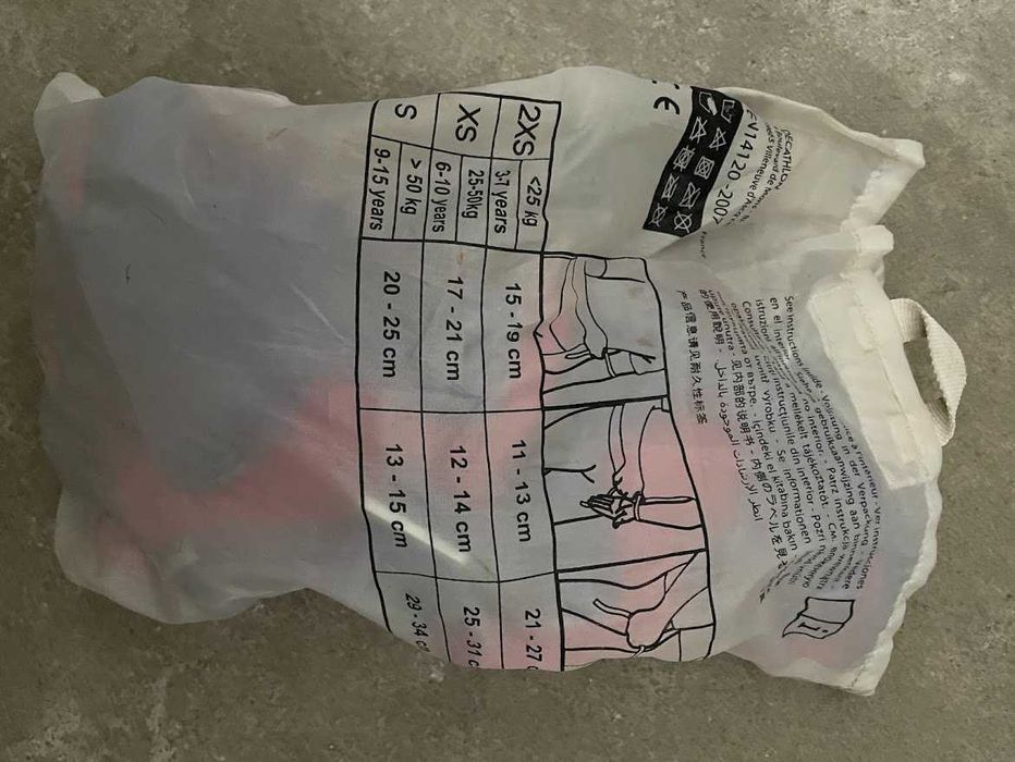 Proteções de criança para pulsos, cotoveleiras e joelheiras OXELO 2XS