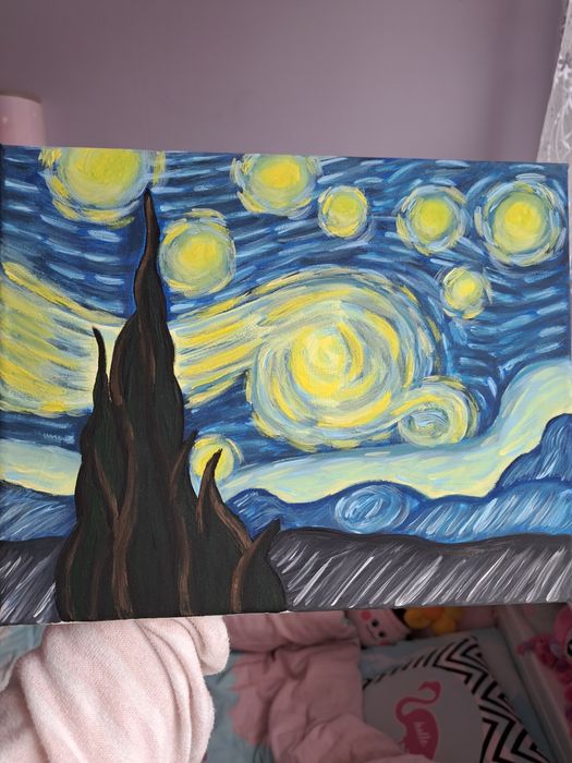 Obraz starry night obraz van gogh obraz gwieździsta noc