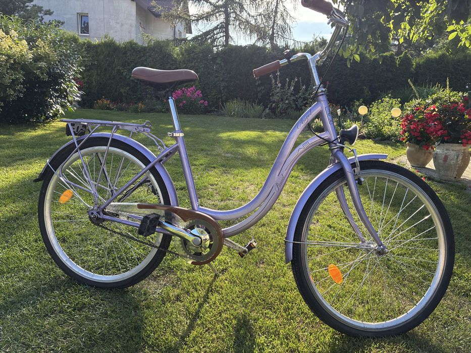 Rower miejski damski Romet Angel — styl retro, stan bardzo dobry