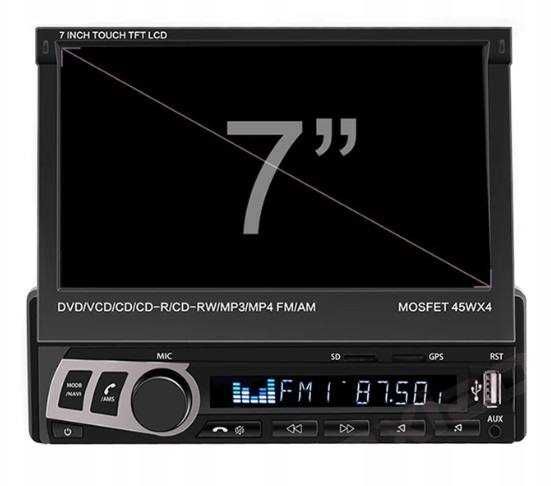 Radio z automatycznym ekranem