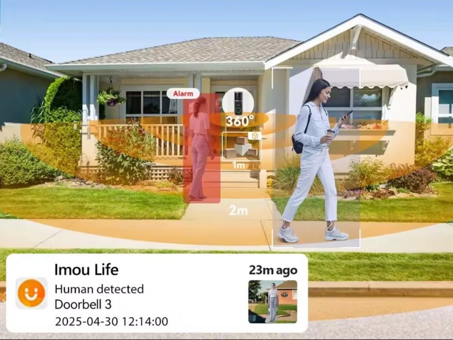 Wi-Fi відеодзвінок IMOU Doorbell 3 Kit 4mp