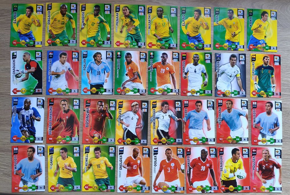 Panini Adrenalyn XL World Cup 2010 – karty basic / 3 sztuki za 10 zł