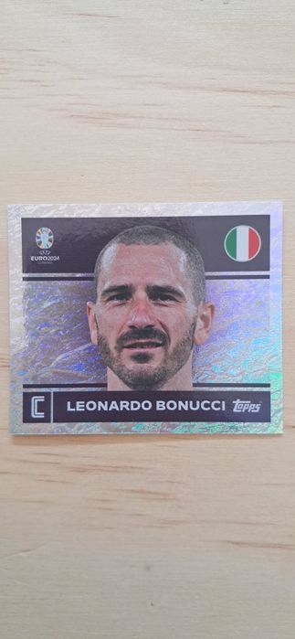 Cromo futebol de Bonucci(Euro 2024)da Panini