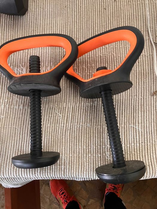 Conjunto Musculação Completo: Banco + Rack + 76kg Pesos + Polia