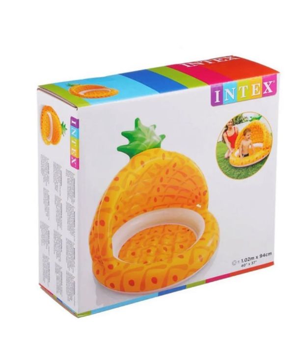 Бассейн с крышей и мягким дном Ананас