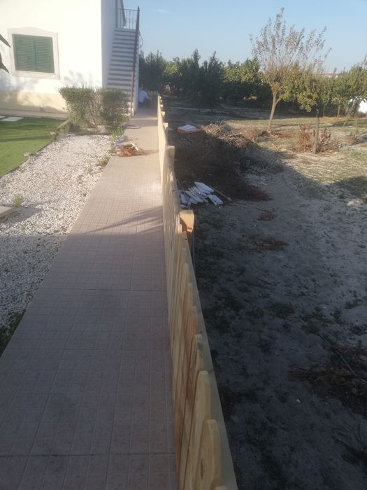 Vedação em madeira