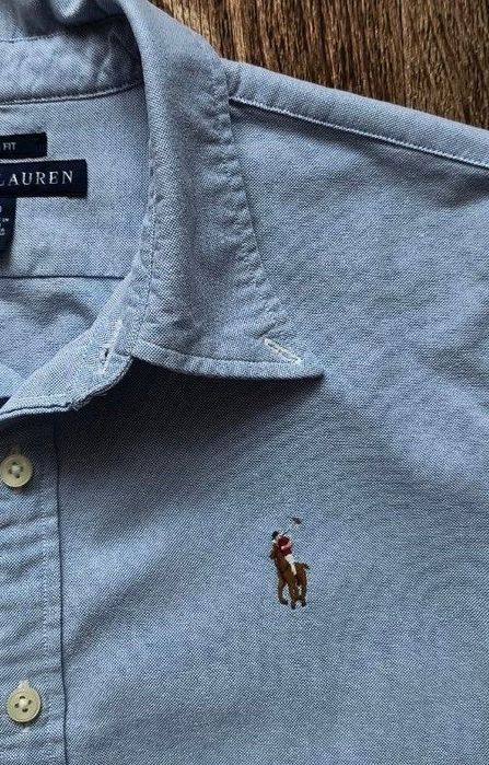 Голубая женская рубашка свитер джемпер Polo Ralph Lauren размер M