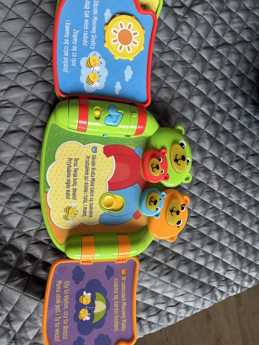 Vtech interaktywna ksiazeczka Misiowa rodzinka Rymowanki przytulanki