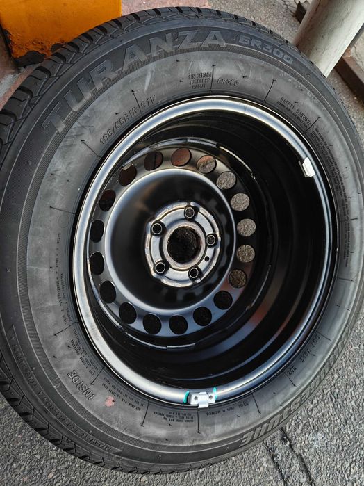 Volkswagen group Запаска R15 195 65 Bridgestone диск 5×112, 6J, ET47