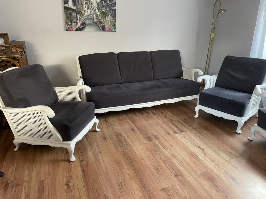 Sofa i 2 fotele komplet