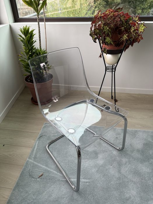 Cadeiras jantar Marshall transparentes