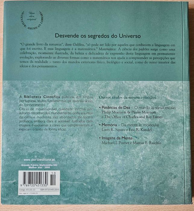 Livro - Matemática - A ciência dos padrões