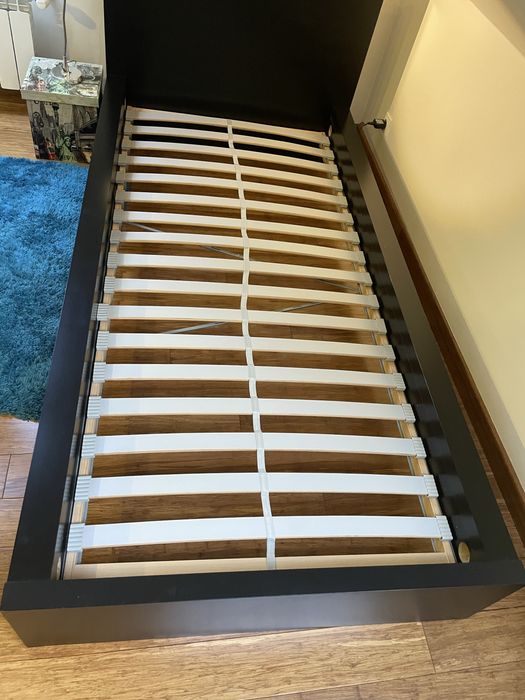 Łóżko IKEA Malm czarna 90x200
