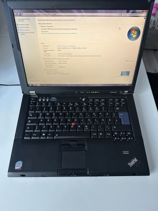 Lenovo ThinkPad R61 | Core 2 Duo T8100 | SSD 280 GB | 3 GB RAM | Windows 7