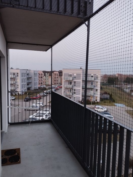 Montaż siatki na balkon dla kota/przeciw ptakom. W MAX 5 DNI ROBOCZYCH