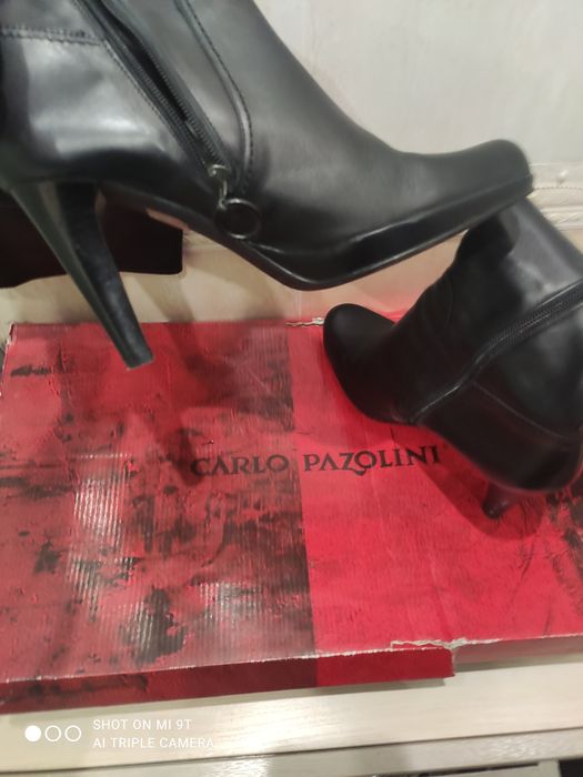 Сапожки carlo pazolini 41, кожа демисезон