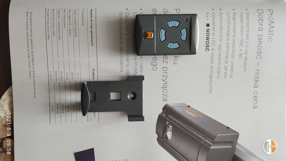 Hormann Promatic 2 napęd bramy garażowej