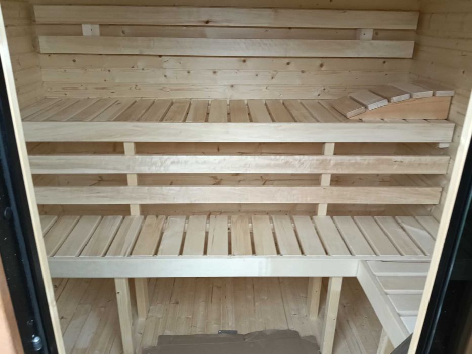 Sauna ogrodowa dostępna