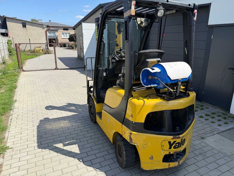 Wózek widłowy Yale GLP20SVX 2005r., gazowy, udźwig 2t, II właściciel