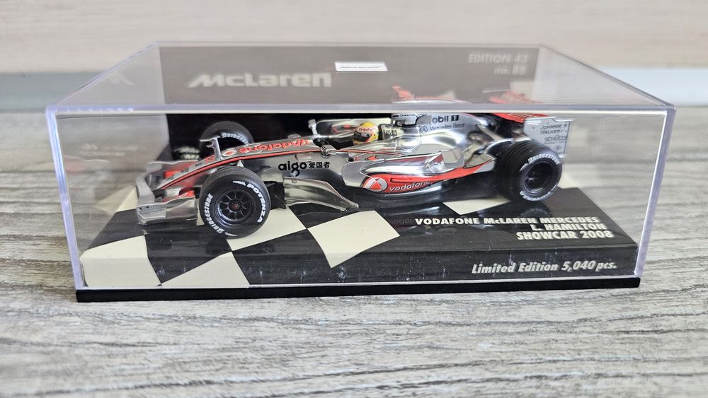 Minichamps Model Mclaren F1 Formula 1 Showcar Vodafone Hamilton2008 1:43 1/43