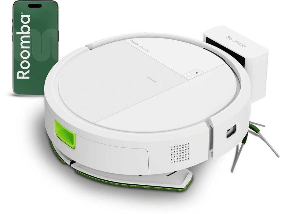 ARTIGO NOVO — Aspirador Robô iRobot Roomba 115 Combo (Autonomia: 270 min - Branco)