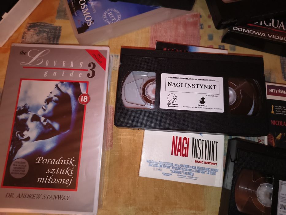 Filmy VHS // zestaw // kasety