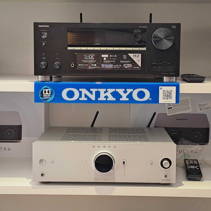 Najnowszy Onkyo Icon P-80 + M-80 Preamp Streamer 2x 200W sklep WROCŁAW