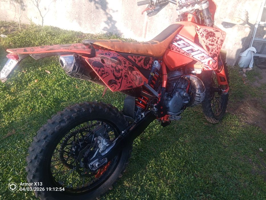 KTM EXC 200 matrícula 2003