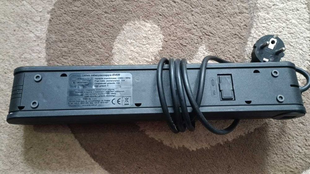 Мережевий фільтр Ever Protect 4PL 1A1C 1.5 м