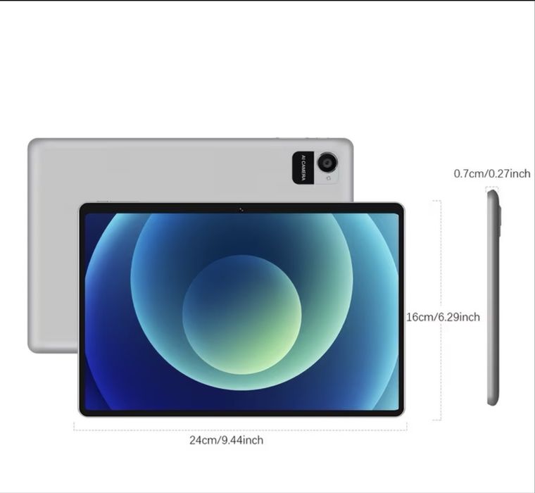 Nowy tablet, opakowanie zastepcze CRELANDER, duży zestaw