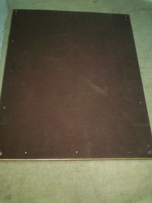 tabuleiro com bordado em Ponto Cruz Feito à Mão