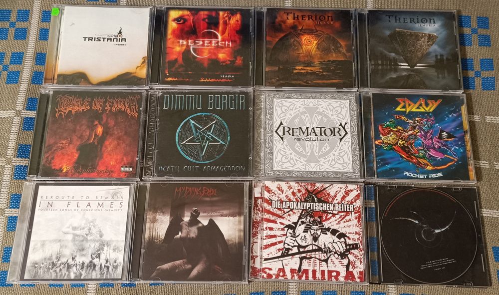 CD Metal, Rock Music, Gothic, Death, Black ліцензія