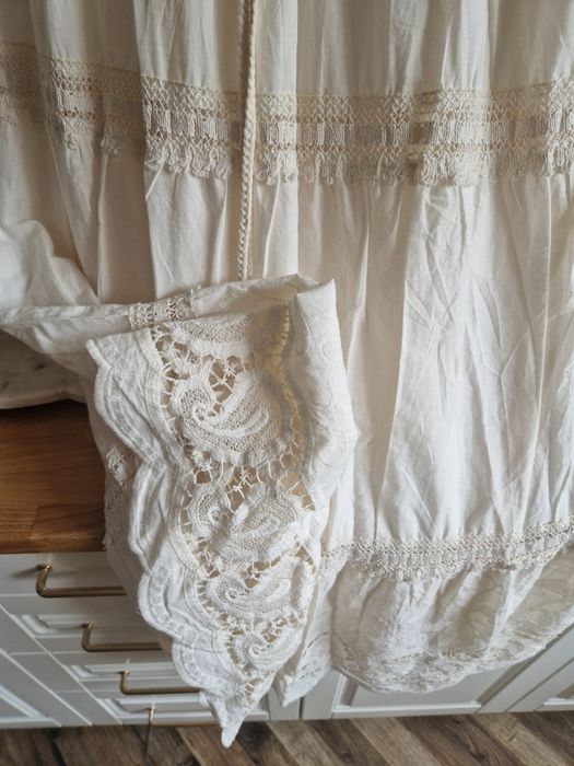Lamiar spódnica boho nowa koronka śmietankowa długa mihos włoska