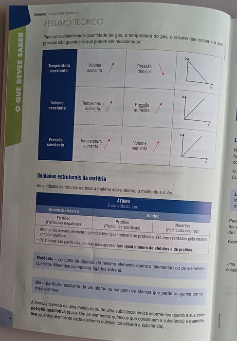 Livro de apoio escolar "Preparar os testes Físico-Química 8"