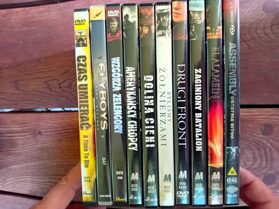 Kino wojenne DVD - PL 11 sztuk