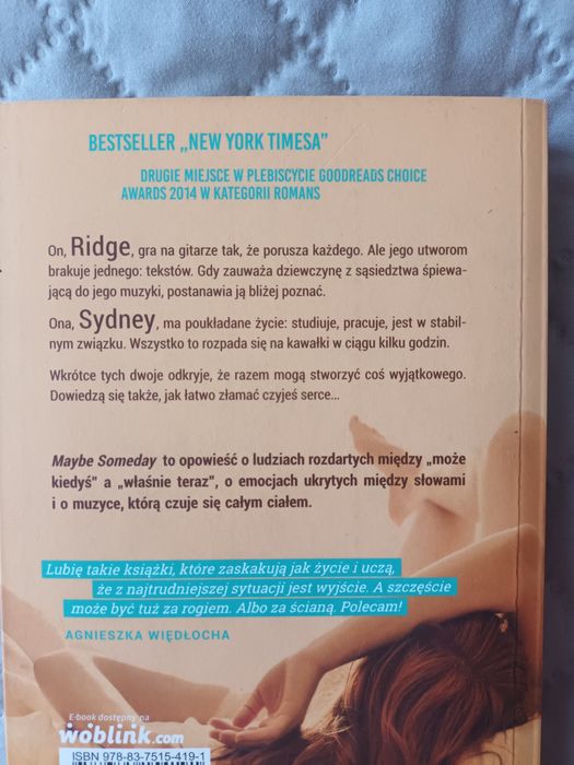 Maybe someday Colleen Hoover