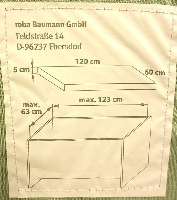 OUTLET Materac Roba d 120 x 60 x 5,5 cm