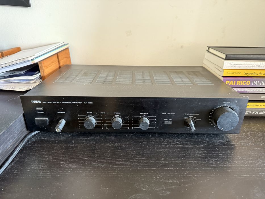 Aparelhagem Amplificador Yamaha + 2 colunas Sony
