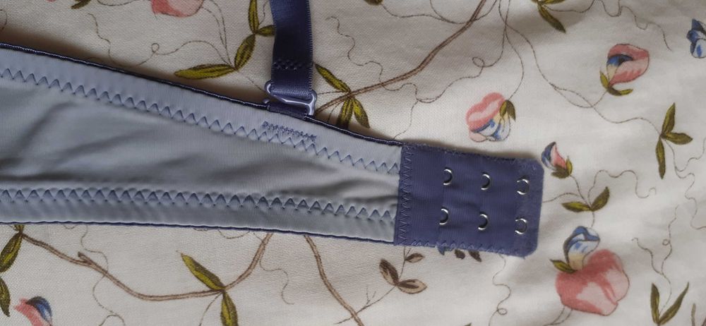 komplet 2 biustonosze 85 B biały i szary, cena za 2 szt