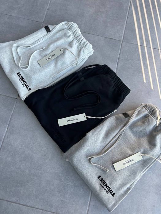 ‼️РОЗПРОДАЖ‼️ Штани Спортивні Essentials  (Fog,фог,есеншл,baggy)
