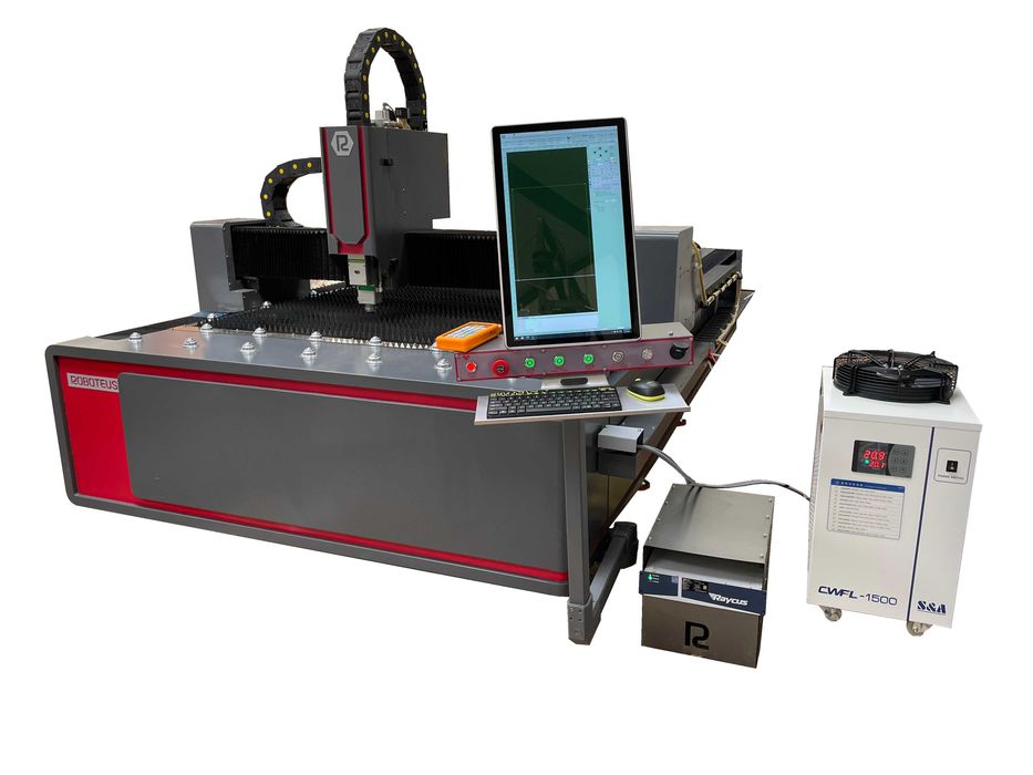 Ploter laserowy fiber laser wycinarka cnc fibrowa 150x300cm 1500W.