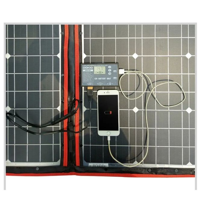 Сонячна панель Dokio FFSP-220M 200Вт (50Wx4)